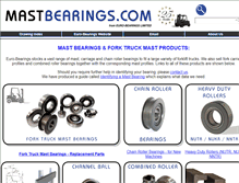 Tablet Screenshot of mastbearings.com